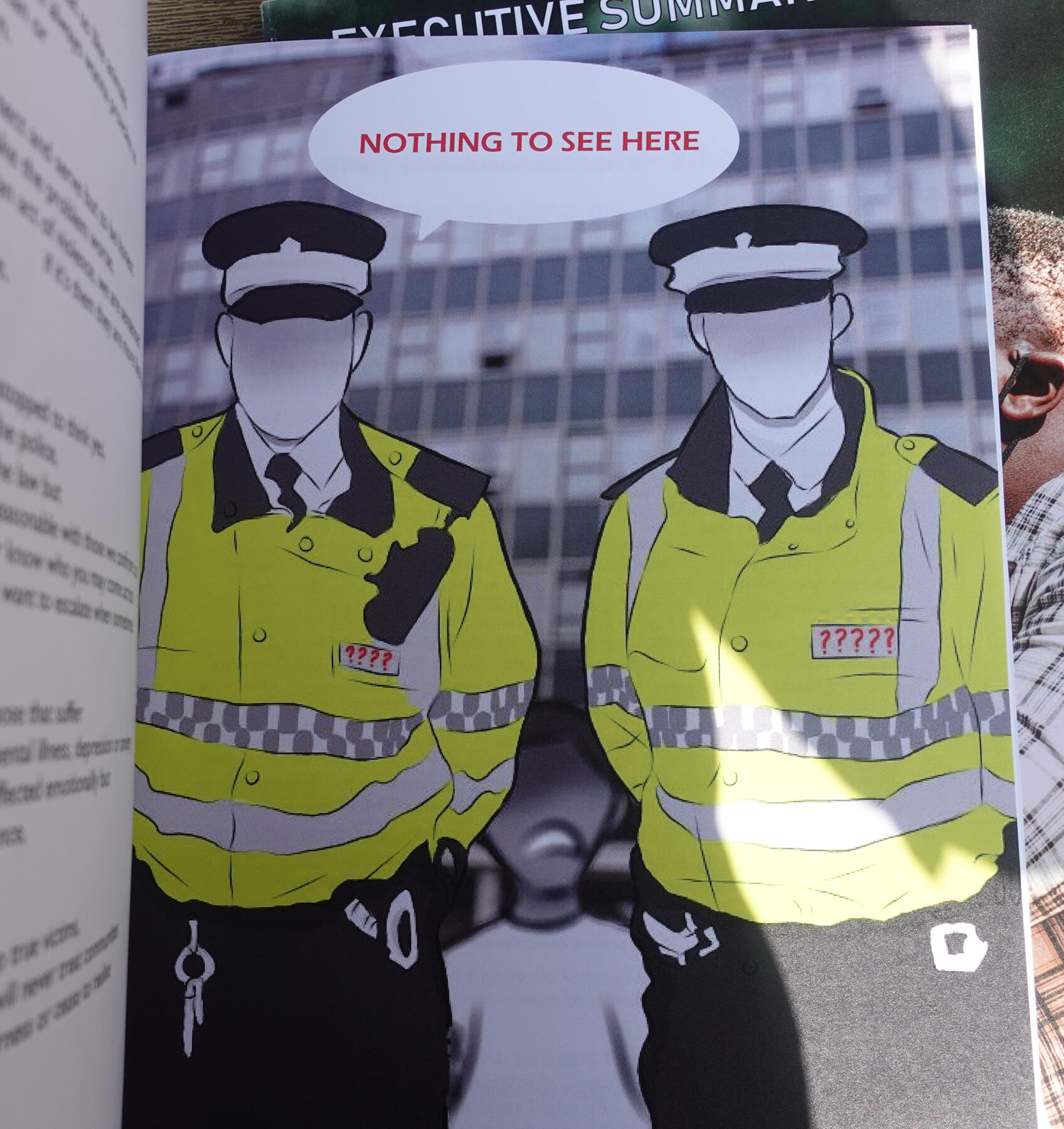 'Accountability' - Art by Infinity Agbetu, published in ACCOUNT - Report.